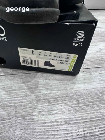 Маратонки Adidas Selena Gomez Wmns BB Neo Wedge Black - 37.5 номер, снимка 10 - Маратонки - 52249012