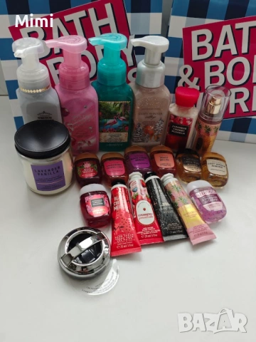 Продавам Bath and Body Works  комплекти лосиони,свещи, дезинфектанти, сапун, снимка 2 - Козметика за тяло - 43528334