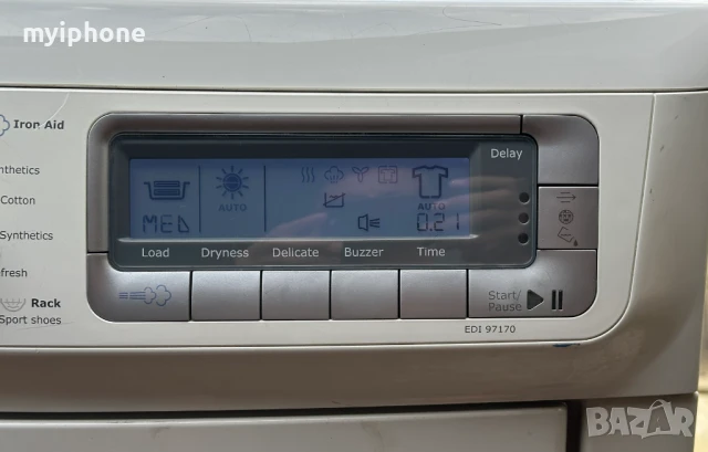Сушилна машина Electrolux EDI 97170 W 7кг. , снимка 12 - Сушилни - 51110446