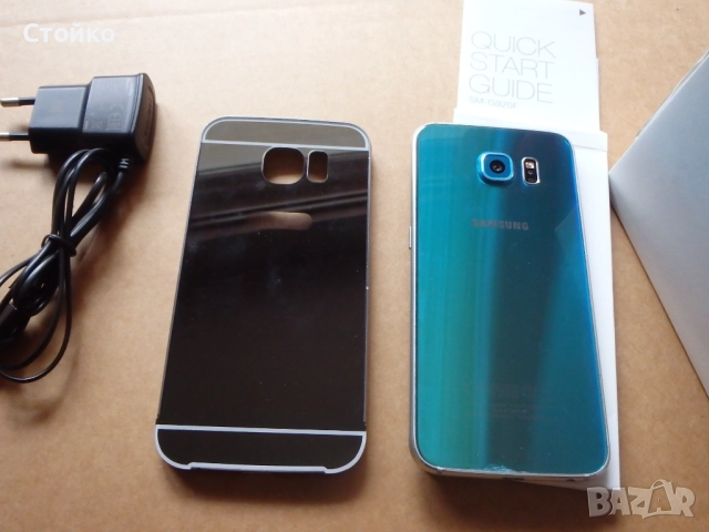 Samsung Galaxy S6 SM-G920F, 5.1 inches, син топаз, снимка 6 - Samsung - 52053345