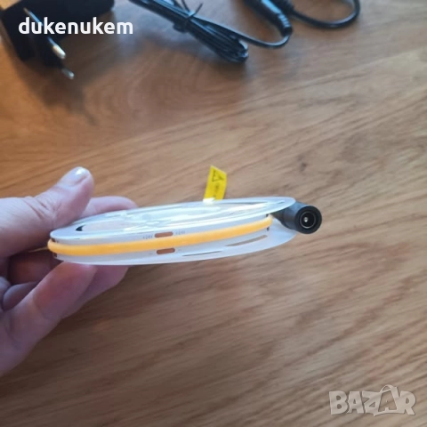 COB LED лента 2 м топло бяла 2700K с дистанционно, снимка 9 - Лед осветление - 51603332