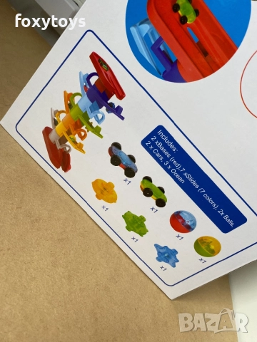 Пързалка/кула с падащи играчки - колички, пумпалчета, снимка 10 - Образователни игри - 51848883