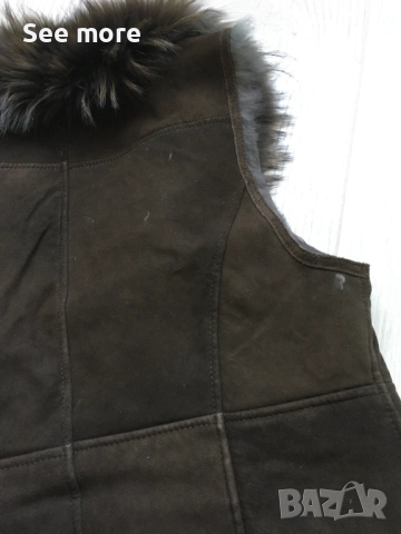 Style Butler елек с косъм заек и лисица за декорация S, снимка 10 - Елеци - 52586103