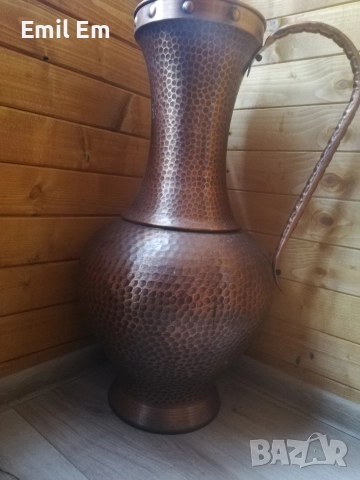 Голяма Ваза от кована. мед. , снимка 2 - Вази - 52704112