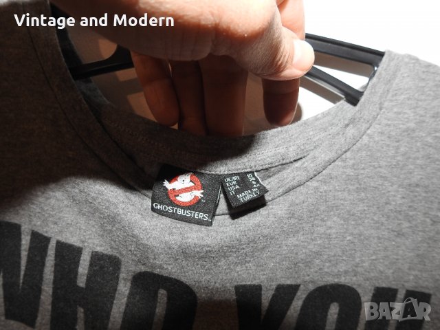 GHOSTBUSTERS Ловци на духове - дамска сива тениска (М), снимка 3 - Тениски - 34117017