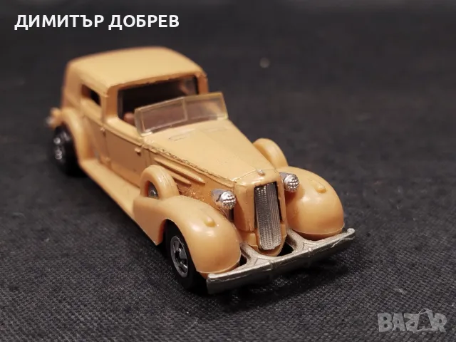СТАРА РЕТРО МЕТАЛНА КОЛИЧКА HOT WHEELS '35 CLASSIC CADDY MALAYSIA, снимка 5 - Колекции - 48893267
