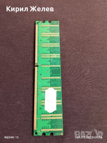 ДВА МОДУЛА РАМ ПАМЕТ СТАРИ РЕДКИ ЗА КОЛЕКЦИЯ ДЕКОРАЦИЯ ЧАСТИ 50668, снимка 7 - Други ценни предмети - 51194793