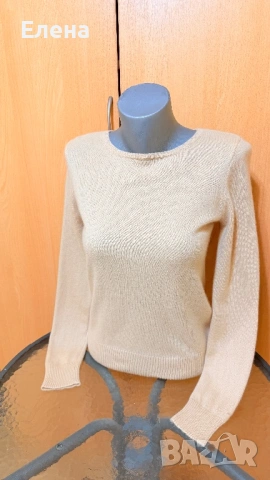 Пуловер Indiska 100% Kaшмир Размер S/XS, снимка 3 - Блузи с дълъг ръкав и пуловери - 54274211