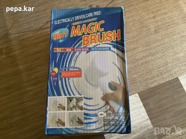 Домакинска електрическа четка за кухня и баня, снимка 4 - Други стоки за дома - 48248576