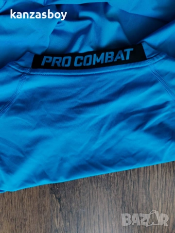 NIKE PRO COMBAT CORE COMPRESSION - мъжка фитнес блуза М, снимка 7 - Блузи - 54115007