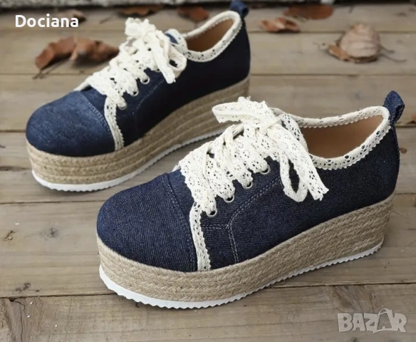 дъним тъмносин сникърс, снимка 2 - Маратонки - 54206207