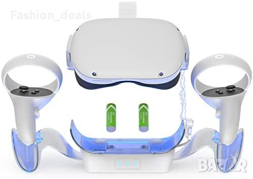  Магнитна докинг станция за зареждане слушалки контролер Oculus Quest 2