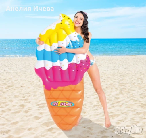 Надуваем дюшек във форма на сладолед , снимка 2 - Водни спортове - 50765959