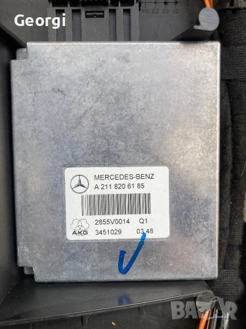 W211 Модул Телефон Hands Free Усилвател Антена Mercedes, снимка 2 - Части - 53956436