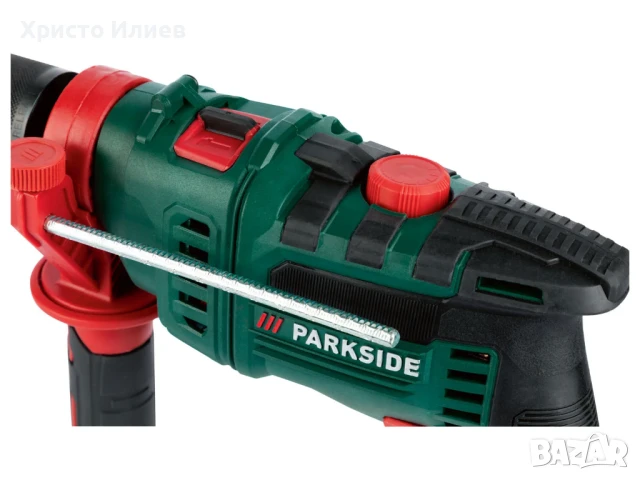 Ударна бормашина PARKSIDE PSBM 750 B3 въртяща се на 360, снимка 4 - Бормашини - 50906053