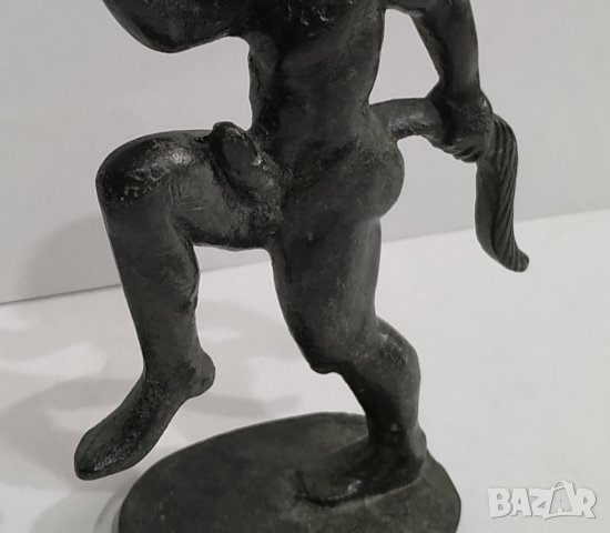 Бронзова статуетка на Сатир, снимка 4 - Антикварни и старинни предмети - 29699261
