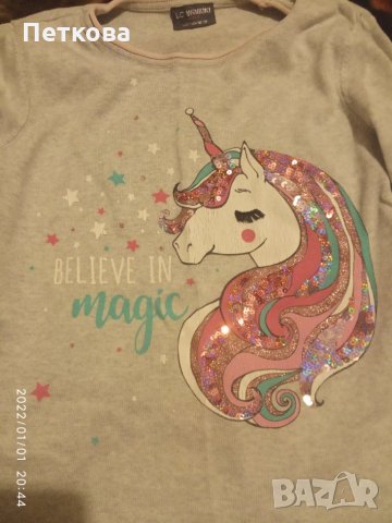 Пуловер с еднорог 🦄, снимка 5 - Детски пуловери и жилетки - 35290443