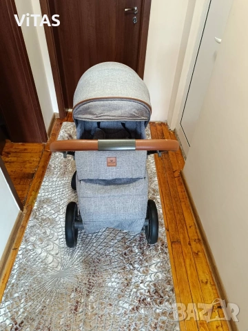 Бебешка количка Cangaroo 2 в 1, снимка 5 - Детски колички - 54100542