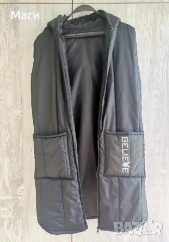 Черна дълга грейка, снимка 3 - Елеци - 47475316