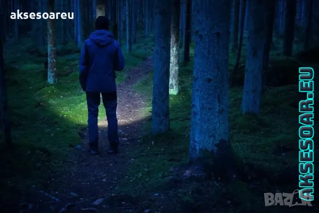 Висококачествен нов Мощен P90 лек преносим LED прожектор акумулаторен дълготраен регулируем фенер, снимка 14 - Лед осветление - 48615862