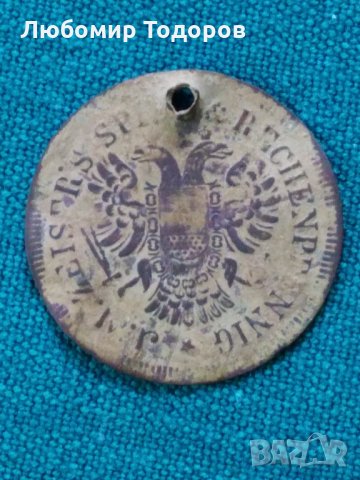 Стар немски жетон SPIEL MARKE, снимка 3 - Нумизматика и бонистика - 30894041