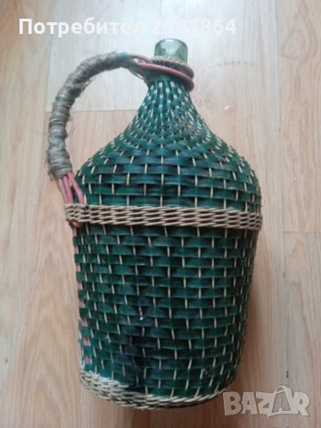 Стара дамаджана 8 литра, снимка 4 - Буркани, бутилки и капачки - 50860981