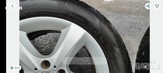 5бр. оригинални ,алуминиеви джанти с гуми за BMW X5, снимка 5 - Гуми и джанти - 56107805