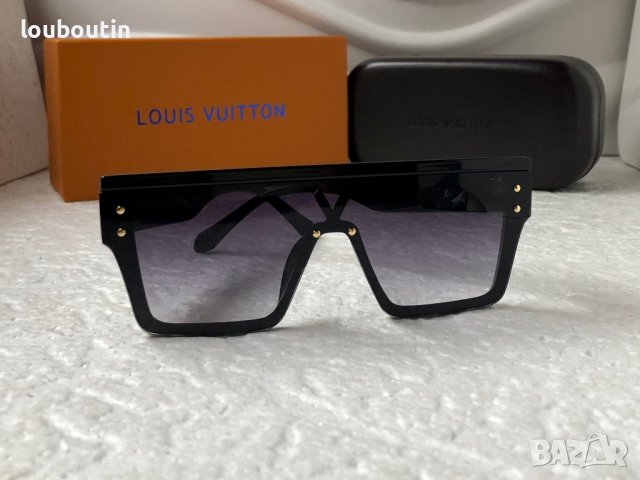 	Louis Vuitton 2023 висок клас дамски слънчеви очила маска мъжки унисекс, снимка 4 - Слънчеви и диоптрични очила - 38978259