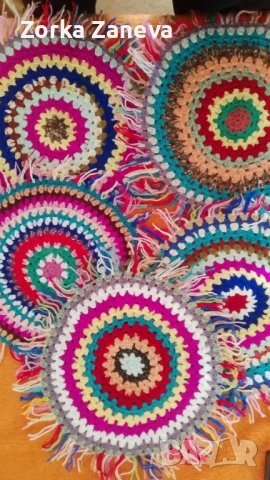 Възглавнички за стол,домашноплетени., снимка 10 - Декорация за дома - 53964417