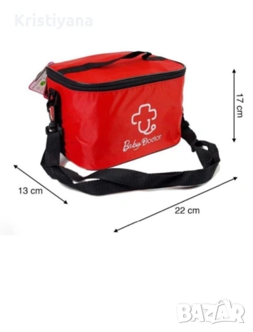 Червена Детска докторска чанта Baby Doc с аксесоари -, снимка 2 - Други - 53277501
