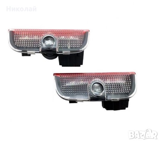 LED светлини за врата с лого на VW и за Audi модели до 2020, снимка 14 - Аксесоари и консумативи - 28316180