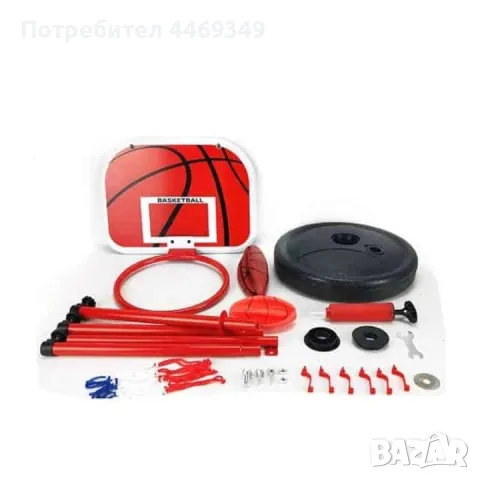 Детски баскетболен кош с топка и помпа, снимка 2 - Други - 50252767