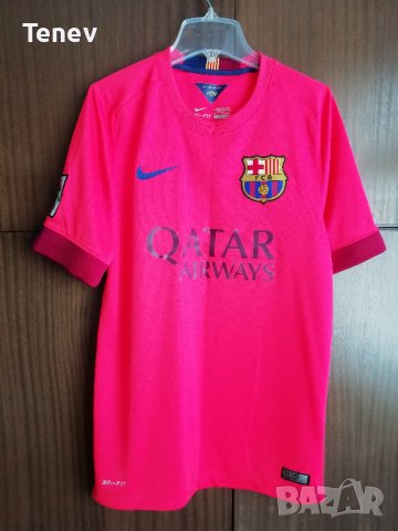 Barcelona Nike оригинална фланелка тениска Барселона 2014/2015 Away размер S , снимка 1 - Тениски - 36631517