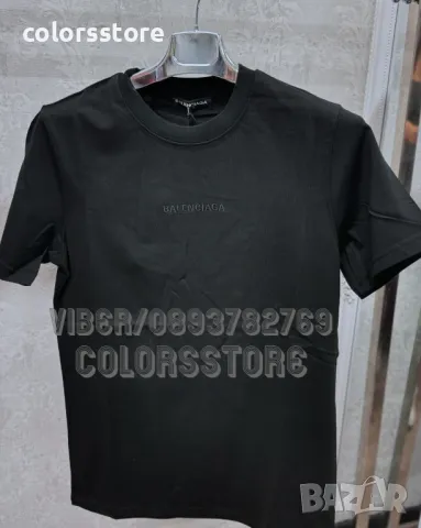 Мъжка Черна тениска Balenciaga-BR-E54