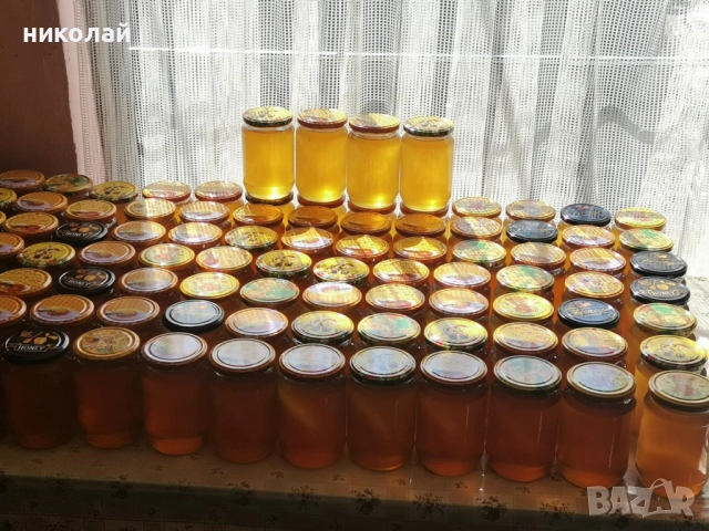 Продавам чист домашен пчелен мед и пчелен прашец , снимка 7 - Пчелни продукти - 51852441
