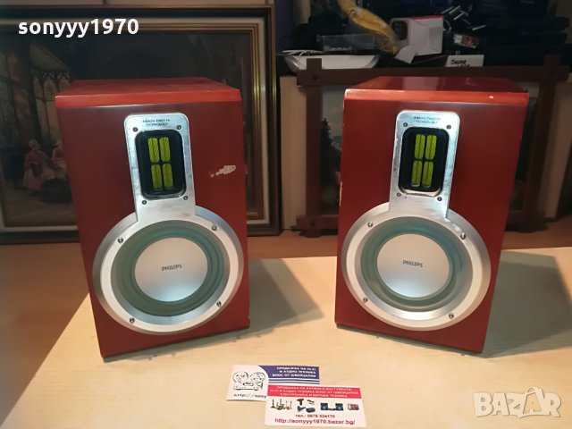 philips mcd708 2x80w тонколони 2бр-27х20х16см-switzerland