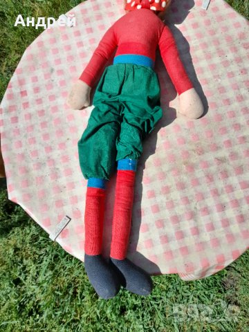 Стара кукла,клоун #10, снимка 3 - Антикварни и старинни предмети - 36768906