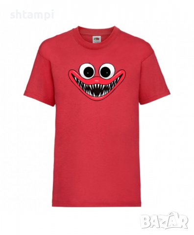 Детска Тениска Huggy Wuggy От Poppy Play Time Huggy Kissy Face Mouth Изненада,Подарък,Игра,, снимка 6 - Детски тениски и потници - 37210727