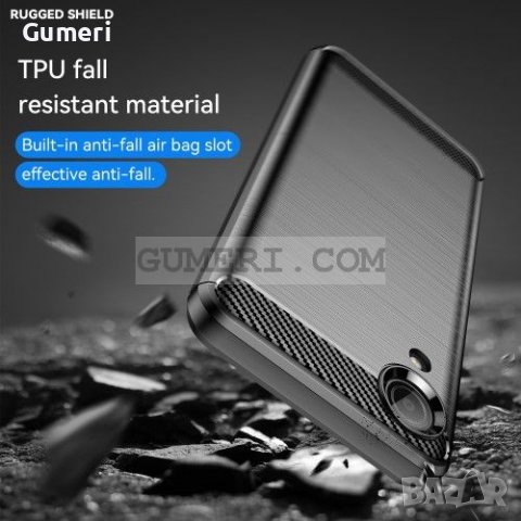 Samsung Galaxy A03 Core Противоударен Силиконов Гръб - Карбон, снимка 6 - Калъфи, кейсове - 36852902