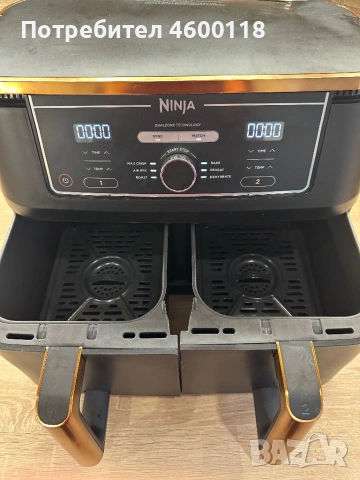Фритюрник с горещ въздух, Ninja, ер фраер, снимка 3 - Фритюрници - 53135997