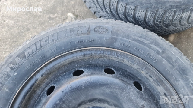 Зимни гуми и джанти 185/60/15, снимка 3 - Гуми и джанти - 52109856