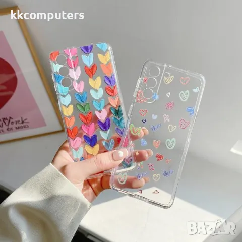 Калъф силикон ART Сърца за Samsung Galaxy S24 / Прозрачен / Баркод : 3130222, снимка 3 - Калъфи, кейсове - 47776745