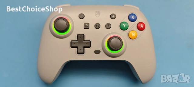 Безжичен геймърски контролер / джойстик ECHTPower ефект на Хол, 2.4G и кабелен, снимка 4 - Джойстици и геймпадове - 54090781