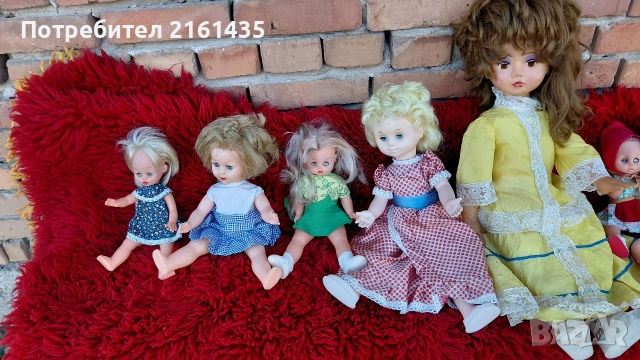 Кукли от времето на соца. Български и от СССР. , снимка 2 - Колекции - 52980699