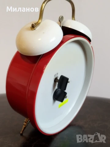 Стар механичен будилник, настолен часовник, снимка 5 - Антикварни и старинни предмети - 51290670