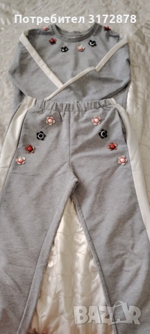 Спортен сет с 3D цветя, снимка 2 - Спортни екипи - 54212011