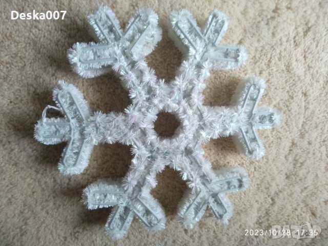 Коледни звезди снежинки, снимка 3 - Декорация за дома - 42757990