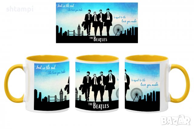 Чаша Beatles 11,Керамична Чаша, Кафе Чай, Игра,Изненада,Подарък,Повод,Празник,Рожден Ден, снимка 7 - Чаши - 38508638
