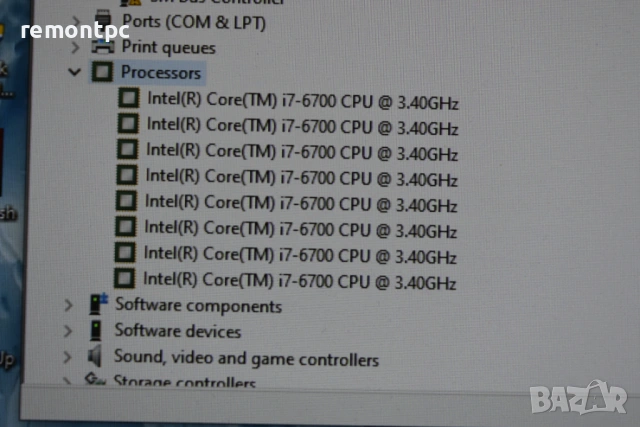 Процесор Intel Core i7-6700 (3.40 GHz) 4 ядрен / 8 нишков, снимка 4 - Процесори - 54354177