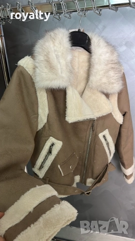 🧥 Дамско яке с каракул 💫, снимка 11 - Якета - 52186984